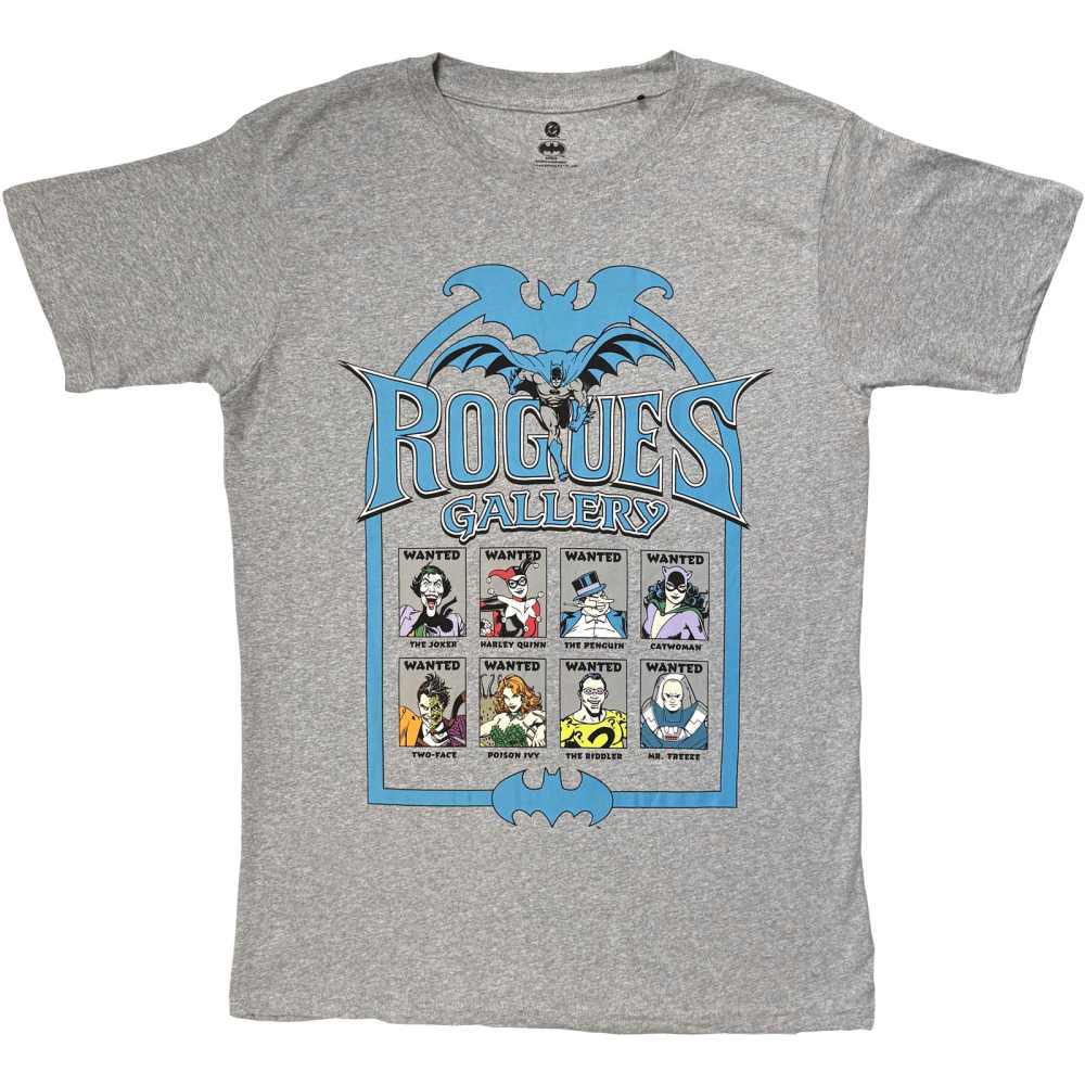 DC Comics Batman - Rogues Gallery Herren TShirt - Grau